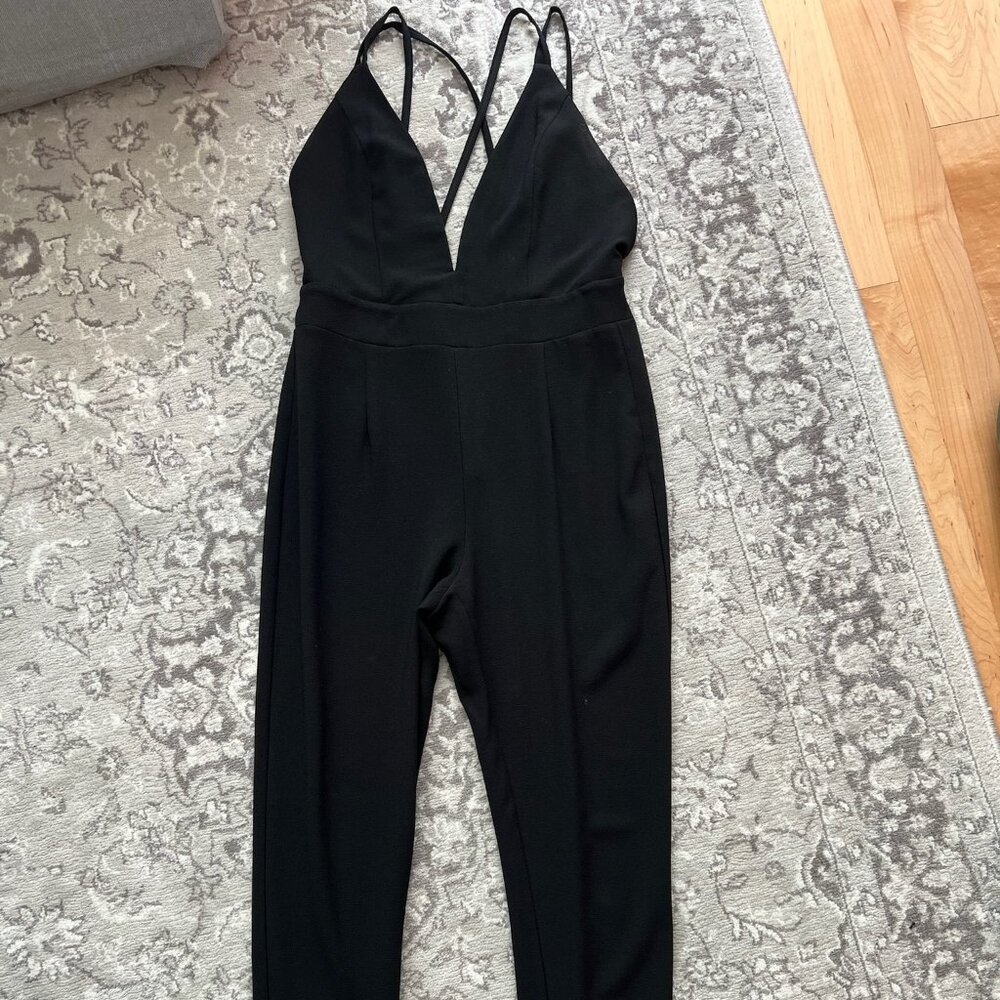 Solemio Los Angeles  Crepe Jumpsuit
